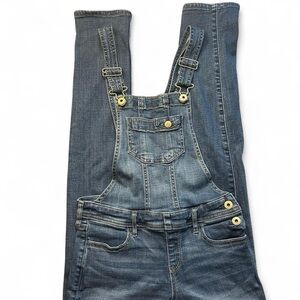 Abercrombie Kids Denim Overalls – Size 11/12 | Medium Wash